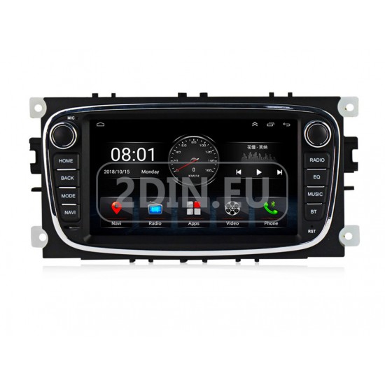 FORD Mondeo, Focus, S-Max, C-Max, Galaxy - 7" МУЛТИМЕДИЯ / Навигация android 16 черна